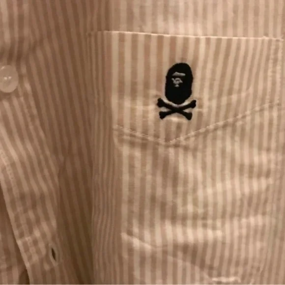BAPE pirate store Button Down Shirt XXL - Picture 3 of 4